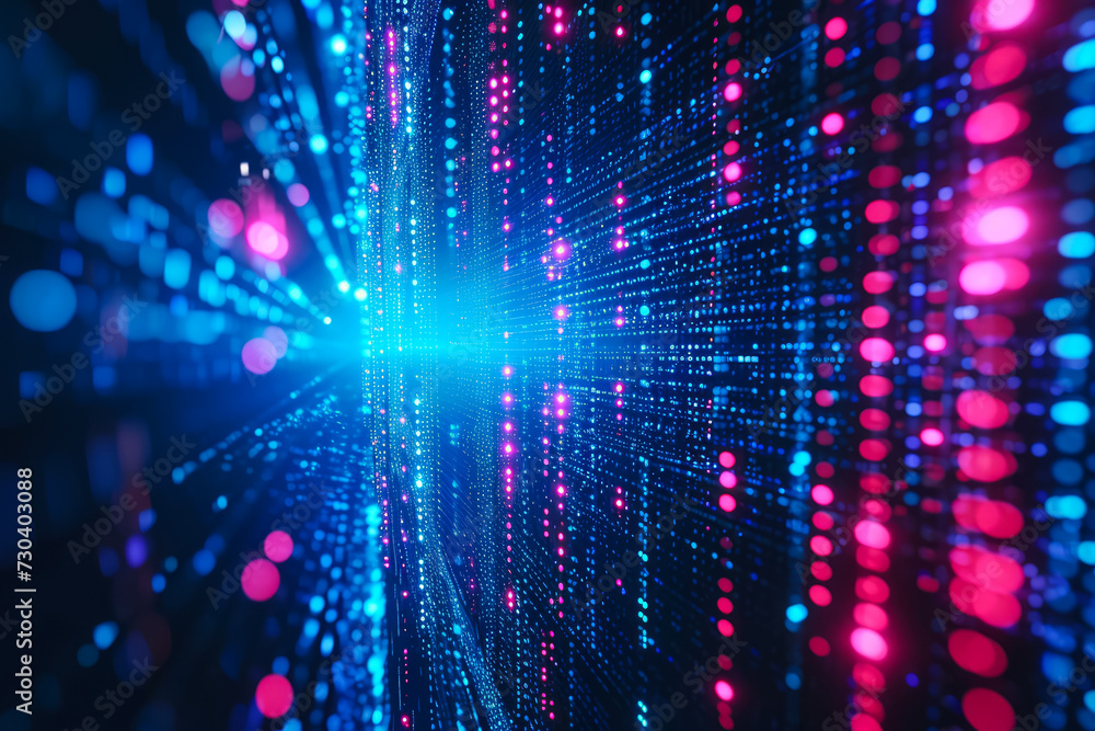 Aufkleber abstract digital pixel concept. background with selective focus and copy space