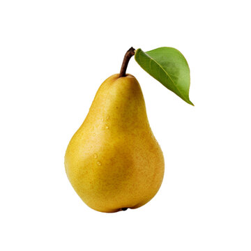 pear isolated on a white background with clipping path. 3d