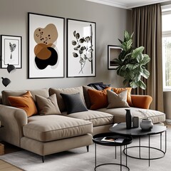 contemporary living room. 