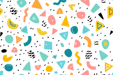 Seamless Pastel Geometric Pattern