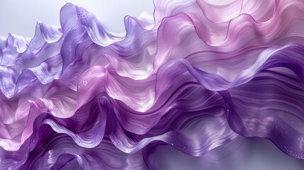 Fototapeta premium Violet Blue Illuminated Corrugated Shapes, Background HD, Illustrations