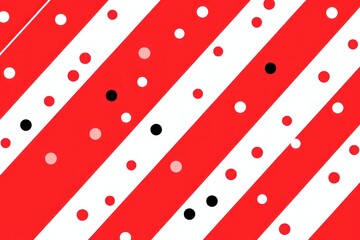 Red diagonal dots and dashes seamless pattern
