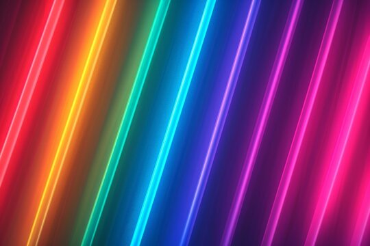 Vibrant strip rainbow colorful Motion effect swirls, motley curves Rainbow. Neon circle Wallpaper. Abstract Homoromantic wallpaper gradient pattern. Greyromantic waves spirals background