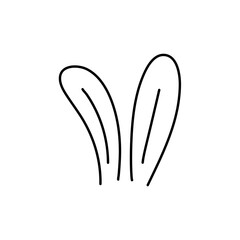 Hand drawn bunny ears