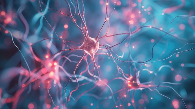 Macro presentation of neural network in the human brain or nervous system