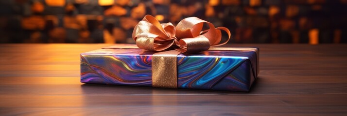 Slate handmade shiny gift box
