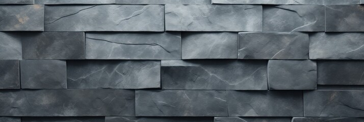 Slate wall with shadows on it, top view, flat lay background 