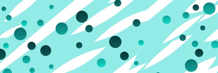 Teal diagonal dots and dashes seamless pattern 