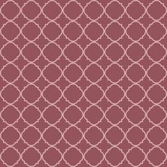 Arabesque Mosaic. Geometric Trellis Tile. Quatrefoil Arabian Ethnic Tesselation. Seamless Persian Pattern. Traditional Seamless Moroccan pattern