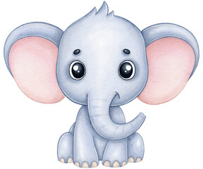Cute cartoon elephant