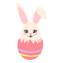 easter bunny in egg