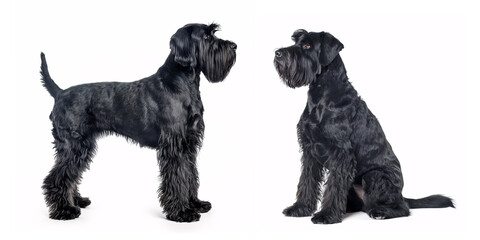 Dog Black Russian Terrier