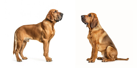 Dog Bloodhound - obrazy, fototapety, plakaty