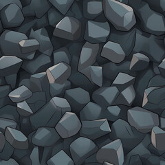 Patr&oacute;n Textura de Pared o suelo de roca enlosable sin bordes estilo para videojuegos