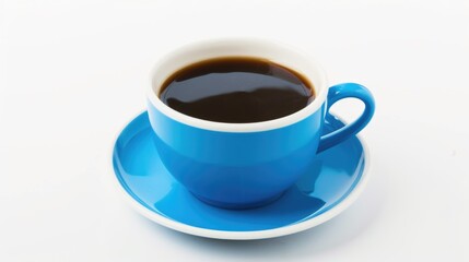 Fototapeta premium A cup of coffee on a saucer