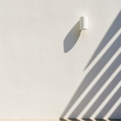 White wall with shadows on it