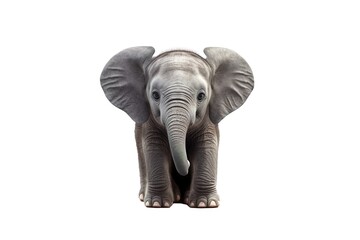 Baby elephant on transparent background png