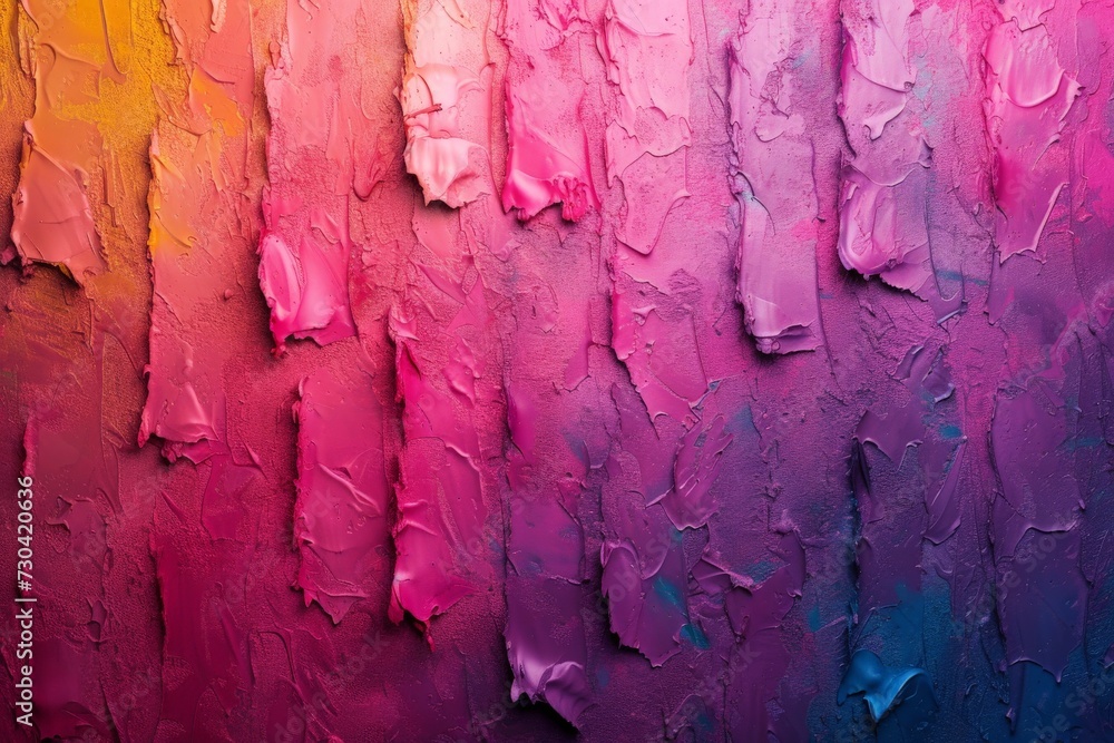 Poster vibrant abstract clouds of colorful smoke create a textured background. colored fluid powder explode