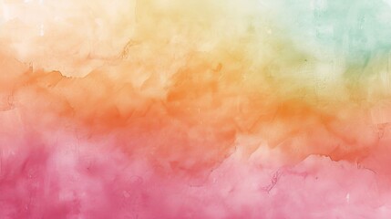 Abstract watercolor wash texture in pastel colors background