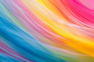 Fototapeta premium Abstract design vibrant colors textures wave motion. Rainbow gradient blends, bright colorful backdrop. Lines artistry pattern illustration, blur colorful wallpaper visually blue, green background.