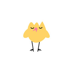 cute yellow chick