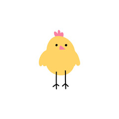 cute yellow chick