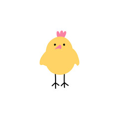cute yellow chick