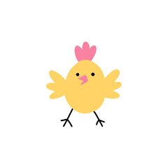 cute yellow chick