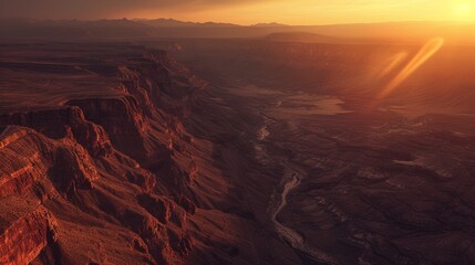 Fototapeta na wymiar Deep canyon drone ariel view,natural background and wallpaper