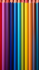 Obraz premium Color pencils, drawing, drawing with pencils, background with colored pencils, art, art supplies