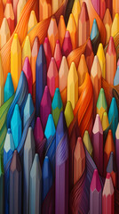 Color pencils, drawing, drawing with pencils, background with colored pencils, art, art supplies