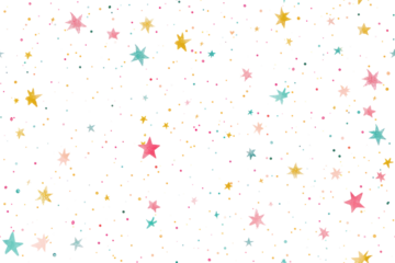 Pastel Night Stars Pattern