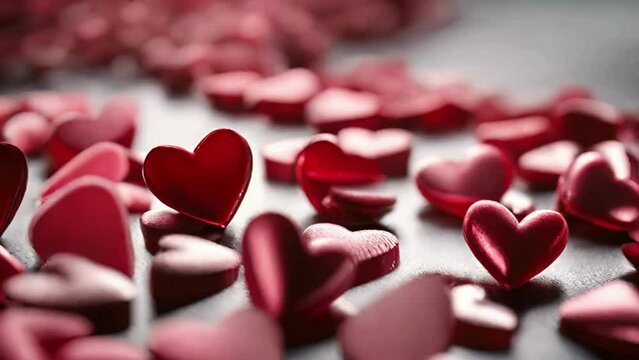 heart shaped candies