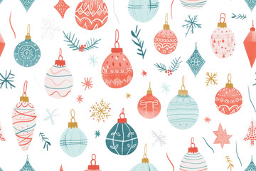Festive Pastel Christmas Pattern