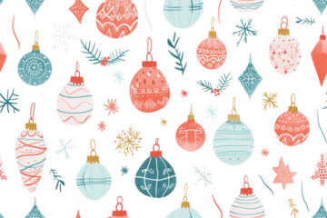 Festive Pastel Christmas Pattern