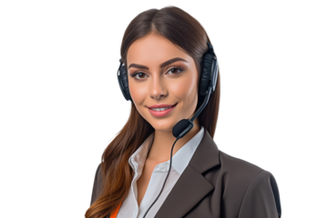 Turkish or Arabic Female Call Centre Employee Portrait