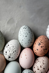 Natural colours easter eggs