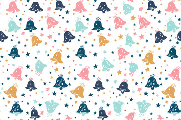 Seamless Pastel Christmas Pattern