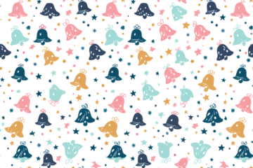 Seamless Pastel Christmas Pattern