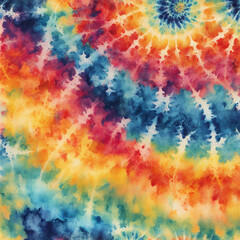 Batik texture background. Abstract colourful tie dye textile texture background. Retro, hippie and...