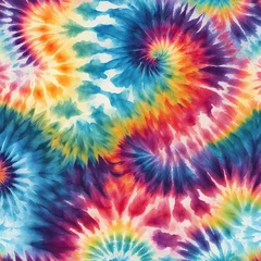 Photo sur Plexiglas Style bohème Batik texture background. Abstract colourful tie dye textile texture background. Retro, hippie and boho style
