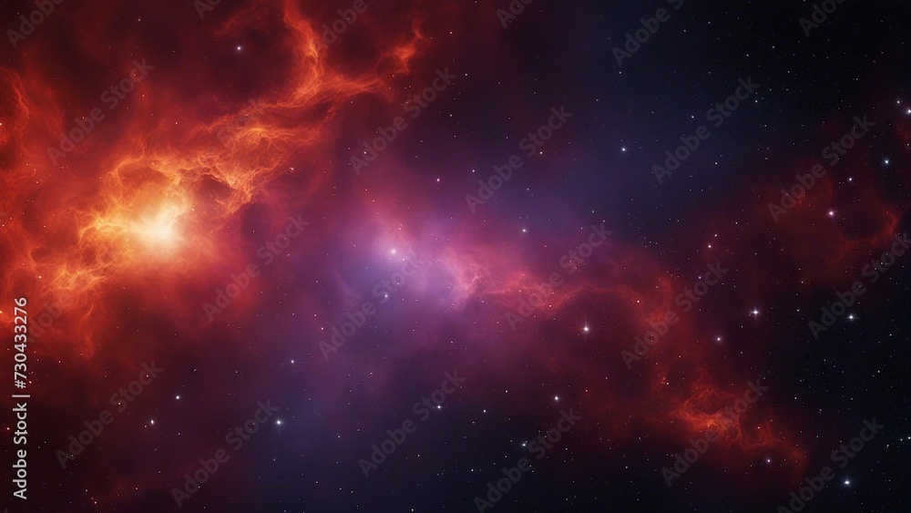 Wall mural space galaxy background a fiery space background of a nebula, with a smooth gradient of colors and a