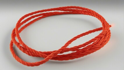 rope on white A red and orange fire rope that flickers                                                       