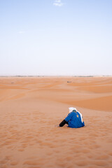 person in the desert - 730433257