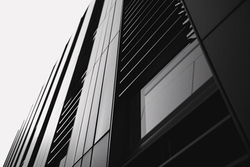 Commercial Building Fascia Logo And Signage Mockup The Exterior Wall Of A Contemporary Commercial Style Building With Aluminium Metal Composite Panels And Glass Windows For Logo And Sign Board Mockup 