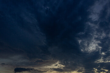 Obraz premium Cloudscape has been developing in gorgeous form. The vast blue sky and clouds sky.