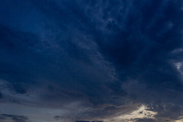 Cloudscape has been developing in gorgeous form. The vast blue sky and clouds sky.