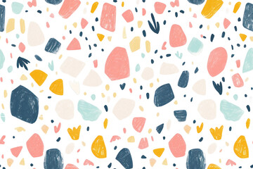 Pastel Seamless Pattern for Mother's Day