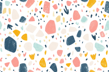 Pastel Seamless Pattern for Mother's Day