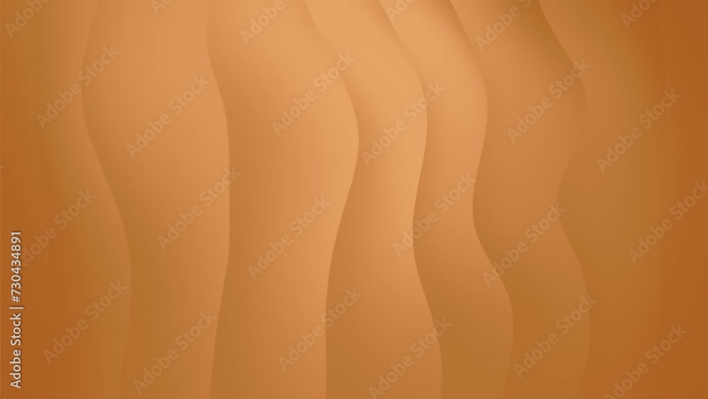 Poster abstract dynamic wavy sandy yellow color liquid abstract background, fluid vibrant gradient loop ani